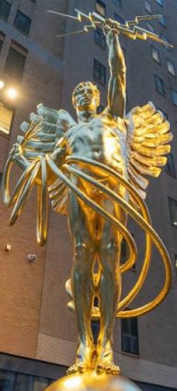 Golden Boy Statue